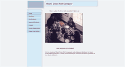 Desktop Screenshot of miamionionroll.com